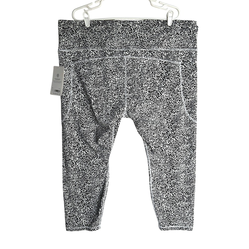 Athleta Ultimate Stash II Textured Tights Pants Womens 3X Plus Yoga NWT $109 - Picture 3 of 16